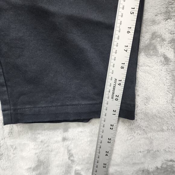 Venezia Jeans Womens 28 Black High Rise Crop Capri Tapered Stretch Denim Casual - Picture 8 of 11